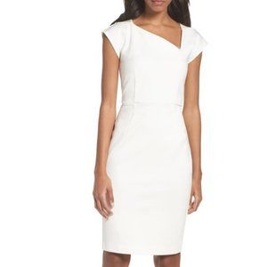 French Connection White Sheath Dress